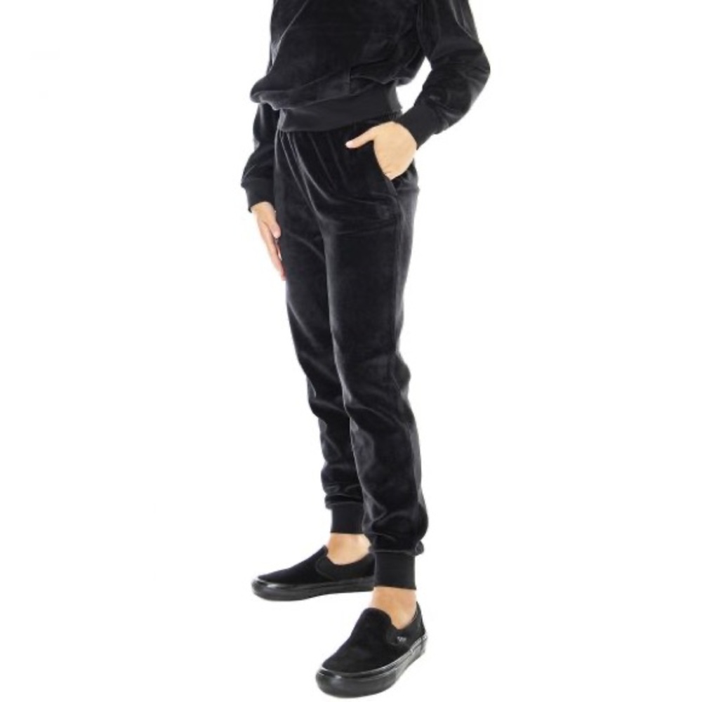 Carhartt WIP S Womens Silvertone Sweatpants Velvet Jogger Black Work in Progress